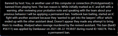 Ban Reason