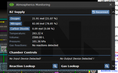 Atmospheric moniter after reconnecting to the sensor